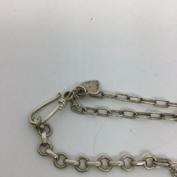 Stella & Dot Riviera Coin Labradorite & Chalcedony Necklace - Picture 3 of 5